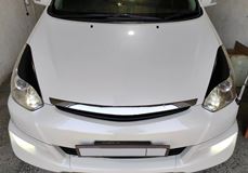 Реснички на фары для Toyota Wish ANE10 рестайлинг 2005-2009